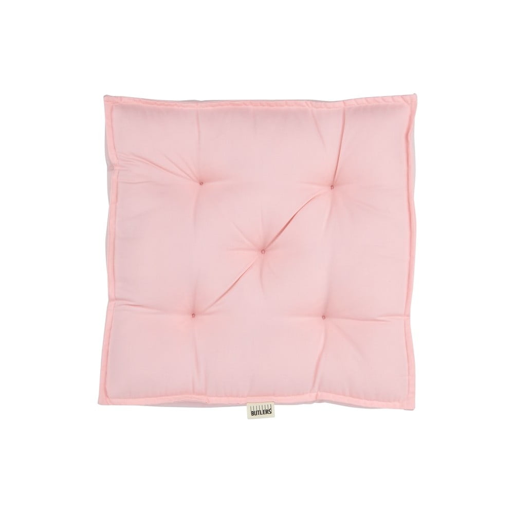 Różowa poduszka do siedzenia Butlers Solid