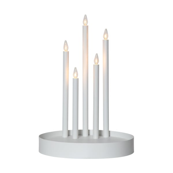 Biała dekoracja świetlna ø 32 cm Deco – Star Trading