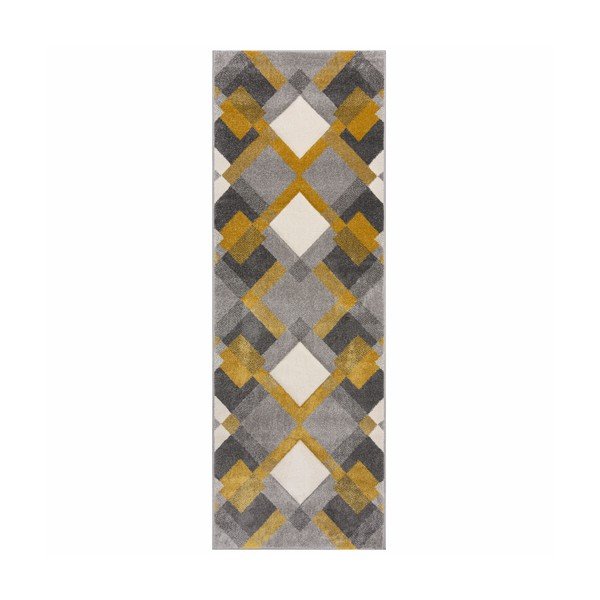 Chodnik w szaro-żółtym kolorze 80x230 cm Nimbus – Flair Rugs