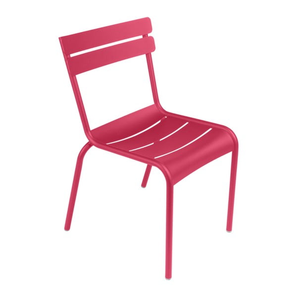 Różowe krzesło ogrodowe Fermob Luxembourg