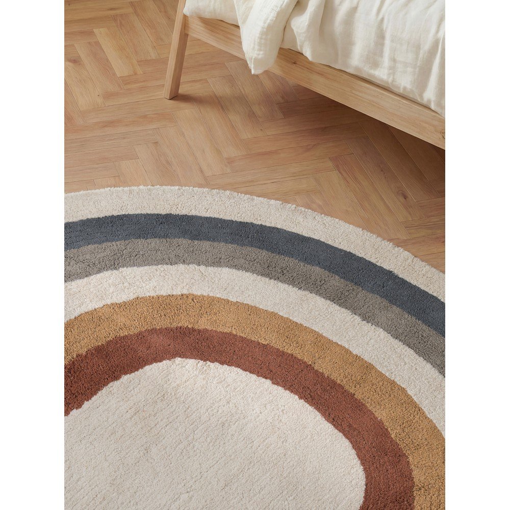 Kremowy bawełniany dywan dziecięcy odpowiedni do prania/tkany ręcznie 140x200 cm Snuggle Riva – Hanse Home (zdjęcie 5)