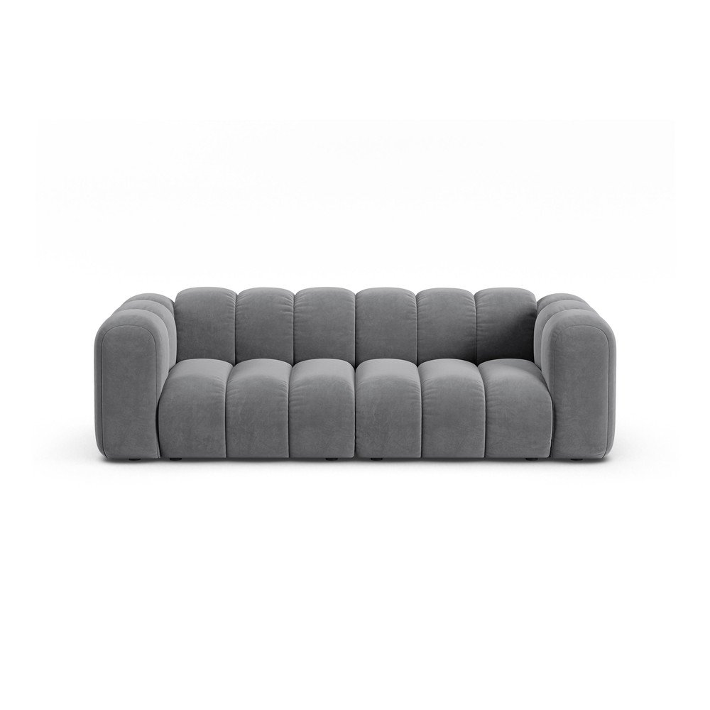 Jasnoszara sofa 228 cm Lupine – Micadoni Home