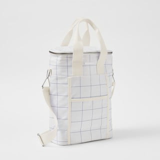 Biała torba chłodząca Sunnylife Canvas, 8,5 l