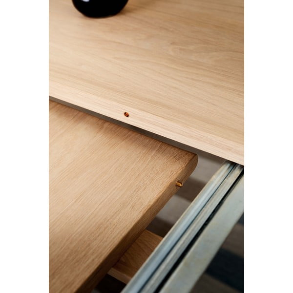 Dodatkowy blat do stołu z litego drewna dębowego 50x106 cm Miro – Hammel Furniture-image-1