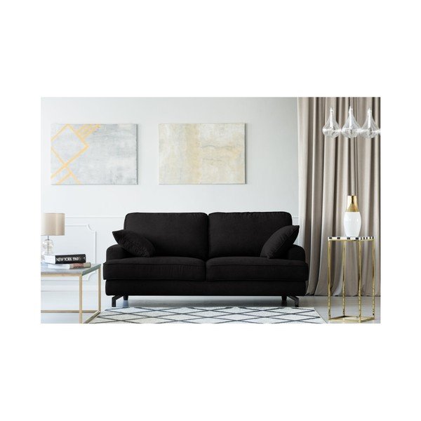 Czarna sofa trzyosobowa Kooko Home Salsa-image-1