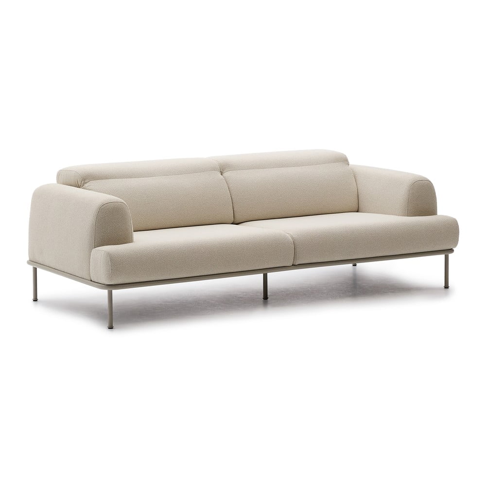 Beżowa sofa z tkaniny szenilowej 234 cm Aurum – Kave Home (zdjęcie 5)