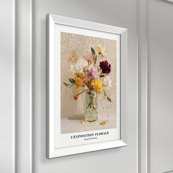 Obraz drukowany z ramą w zestawie 56x75 cm Sunny Bouquet – Styler-image-3