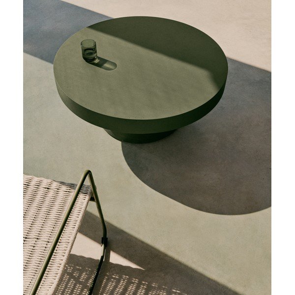 Okrągły stolik ogrodowy betonowy ø 90 cm Aiguablava – Kave Home-image-1