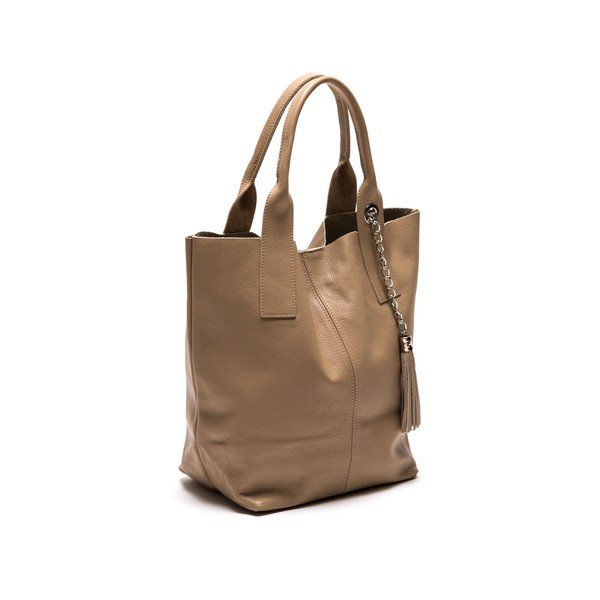 Skórzana torebka Anna Luchini 187 Fango-image-2