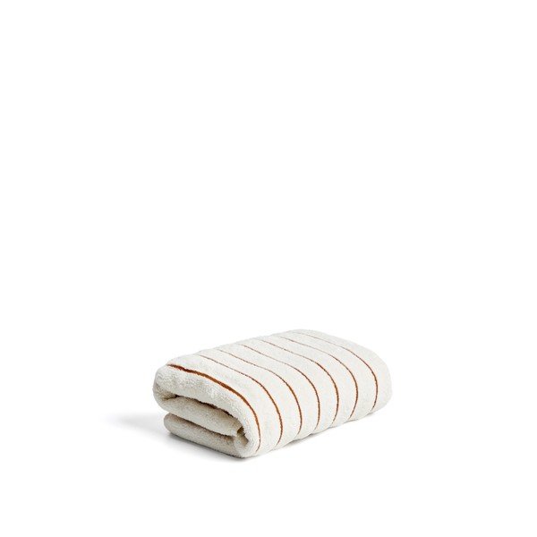 Pomarańczowy/beżowy bawełniany ręcznik frotte 50x90 cm Dorane – Kave Home