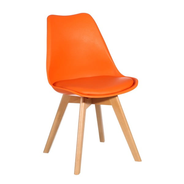 Pomarańczowe krzesło Ixia Alvilda