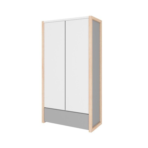 Szara szafa 2-drzwiowa BELLAMY Pinette-image-1