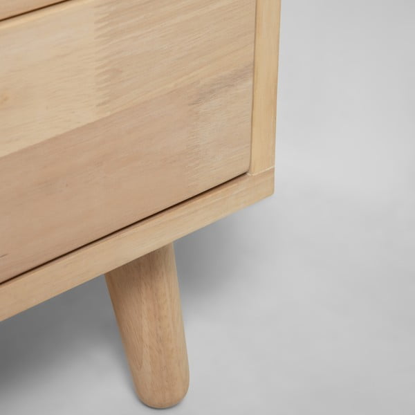 Szafka nocna z drewna kauczukowego Kave Home Wari-image-1