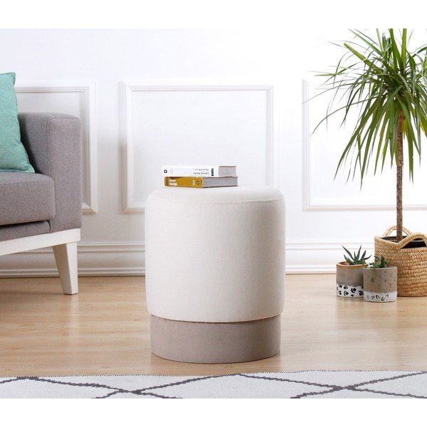 Biały puf Ropp – Artie-image-1