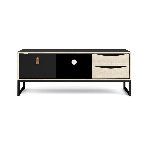 Czarna szafka pod TV Tvilum Stubbe-image-2
