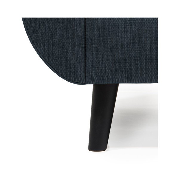 Ciemnoniebieska sofa z szezlongiem po prawej stronie Vivonita Harlem-image-2