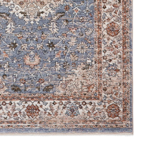 Niebiesko-beżowy chodnik 80x300 cm Vintage – Think Rugs-image-4