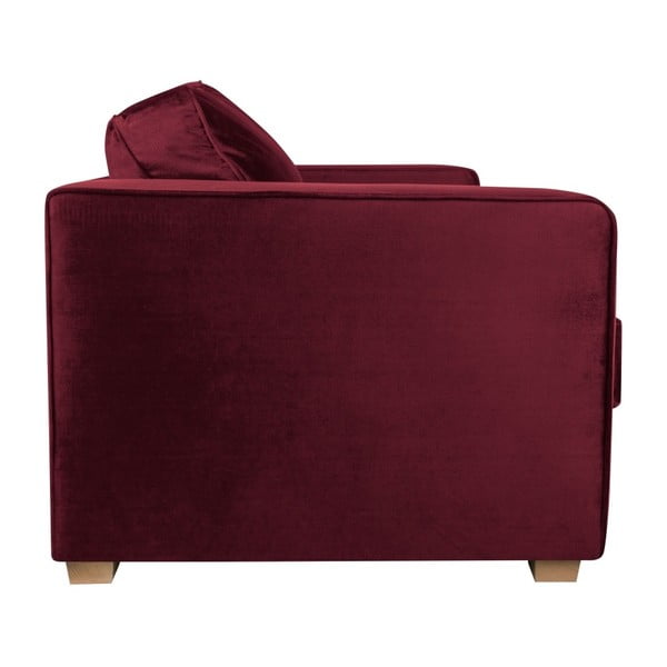 Burgondowa sofa 3-osobowa Cosmopolitan design Chicago-image-4