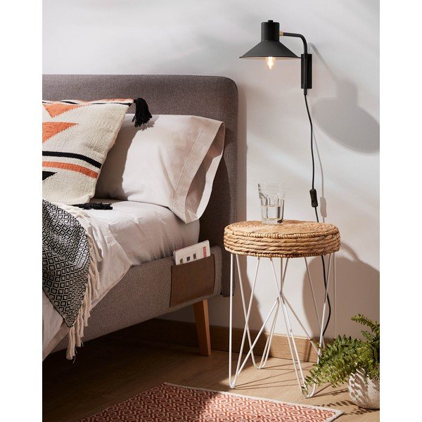 Czarny kinkiet ø 20 cm Aria – Kave Home-image-1