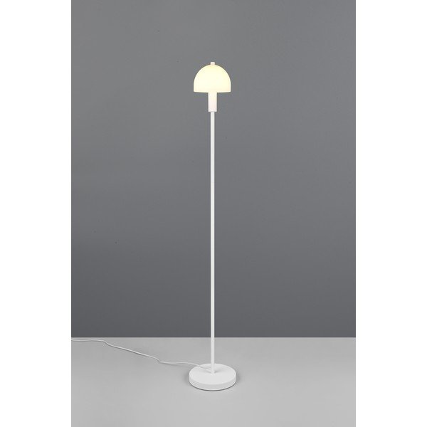 Biała lampa stojąca ze szklanym kloszem (wysokość 120 cm) Glenn – Reality-image-1