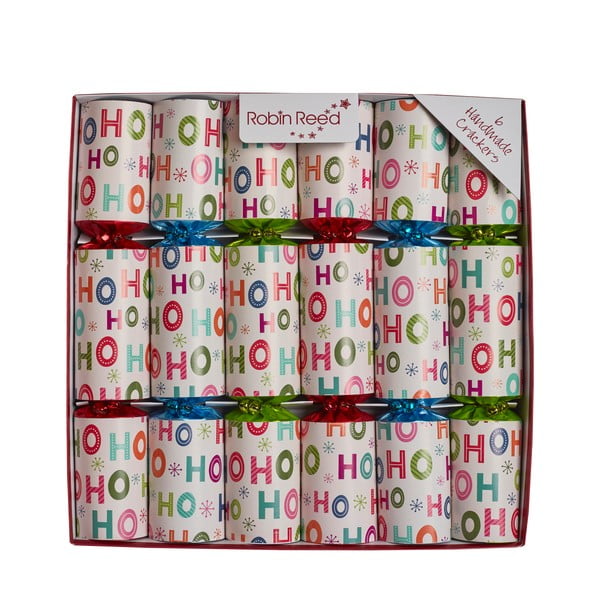 Crackery świąteczne zestaw 6 szt. Ho Ho Ho – Robin Reed