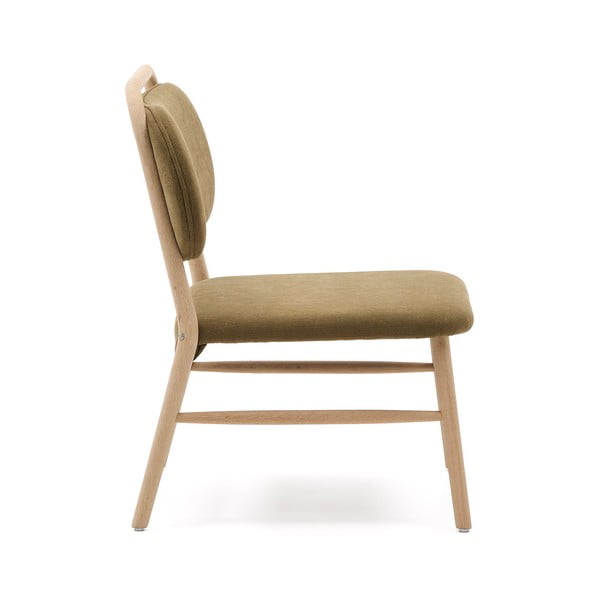 Zielony fotel z tkaniny szenilowej Helda – Kave Home-image-3