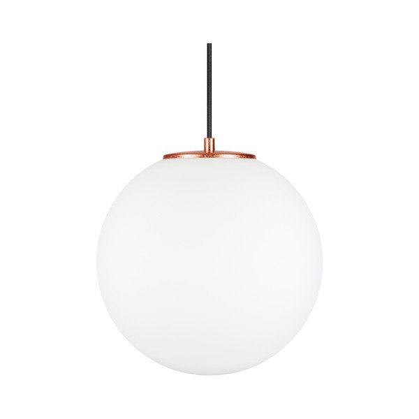 Biała lampa wisząca z miedzianą obwódką Sotto Luce TSUKI L-image-2