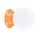 Pomarańczowy kinkiet ceramiczny ø 12 cm Farsa – Sollux