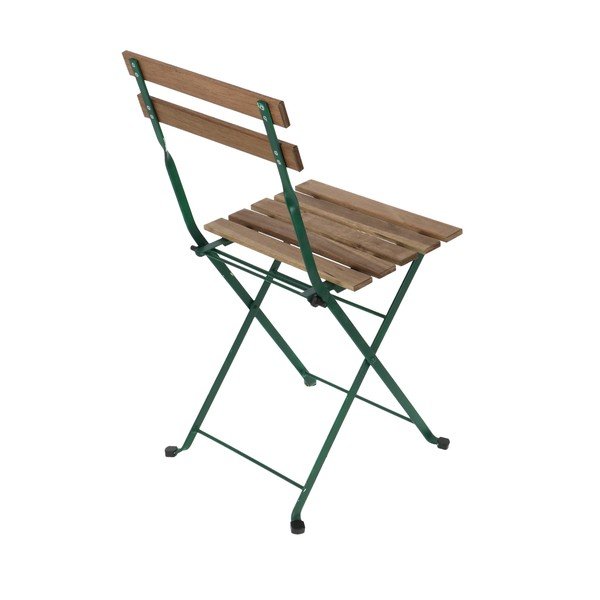 Zielono-beżowe metalowe krzesło ogrodowe – Esschert Design-image-3