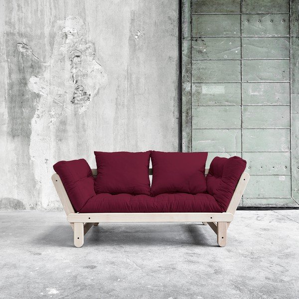 Sofa rozkładana Beat Beech/Light Bordeaux