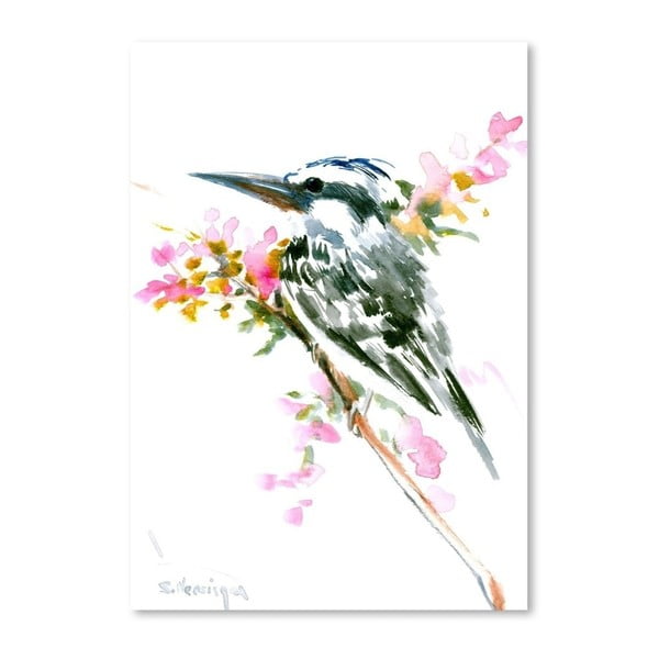 Autorski plakat Kingfisher Suren Nersisyan, 42x30 cm