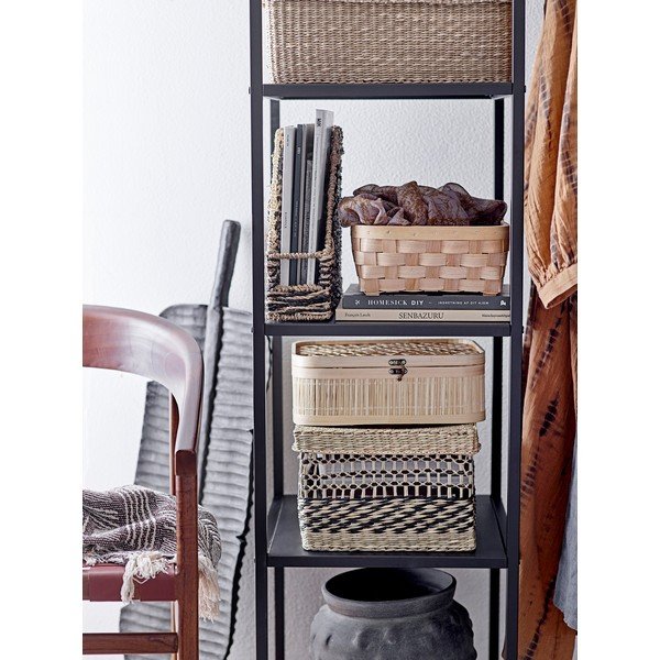 Czarny metalowy stojak na ubrania 90x183x40 cm Valde – Bloomingville-image-2