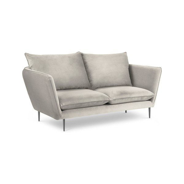 Beżowa aksamitna sofa Mazzini Sofas Acacia, dł. 175 cm-image-4