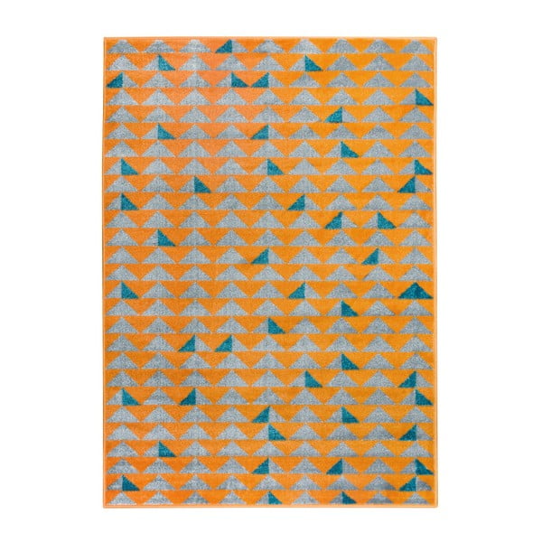 Pomarańczowo-szary dywan Mazzini Sofas Montreal, 133x190 cm