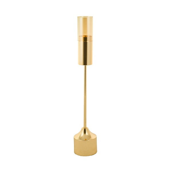 Świecznik w kolorze złota Santiago Pons Luxy, wys. 49 cm
