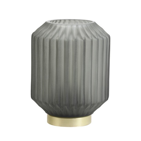 Szara lampa stołowa (wysokość 17 cm) Ivot – Light & Living