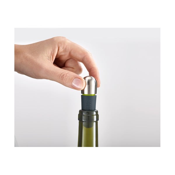 Zatyczka do wina ze stali nierdzewnej BarWise – Joseph Joseph-image-1