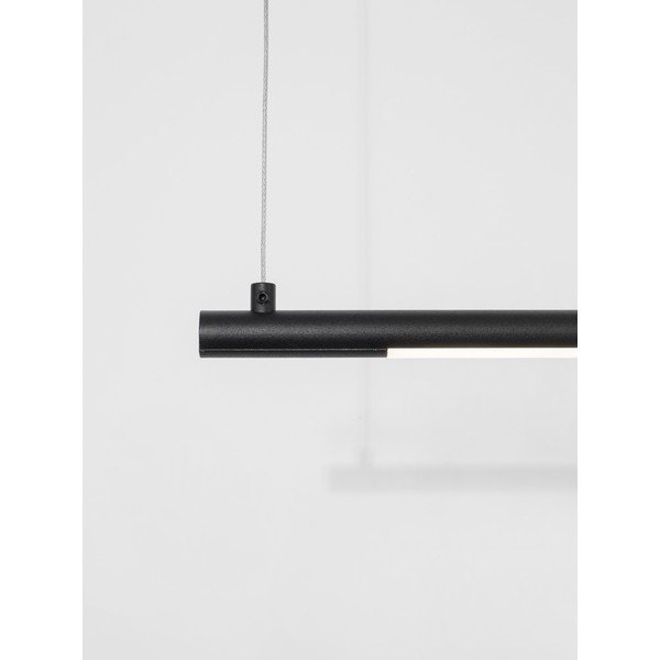 Aluminiowa lampa wisząca LED w kolorze matowej czerni Elettra – Nova Luce-image-3