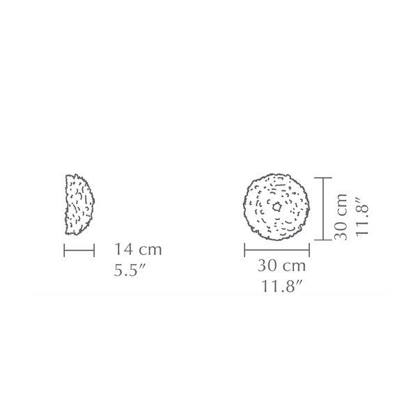 Biały kinkiet ø 30 cm Eos Up Mini – UMAGE-image-3