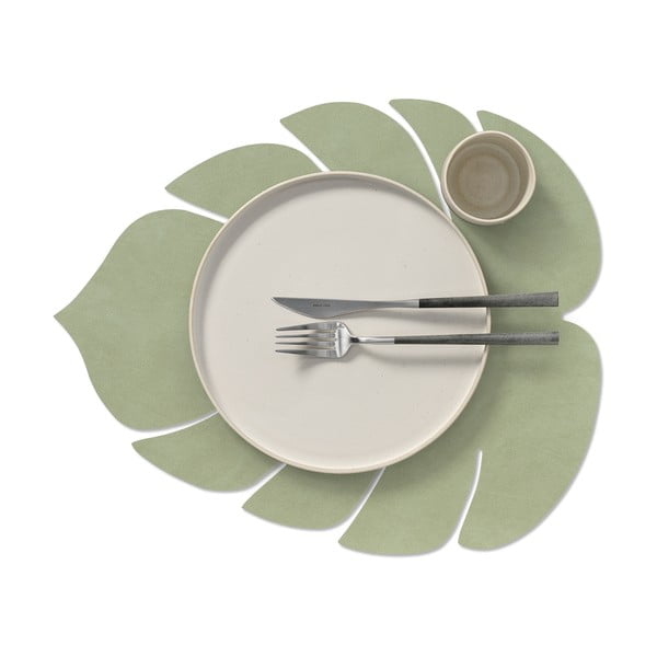 Mata stołowa ze skóry ekologicznej 35x42 cm Monstera Leaf Nupo – LIND DNA-image-1