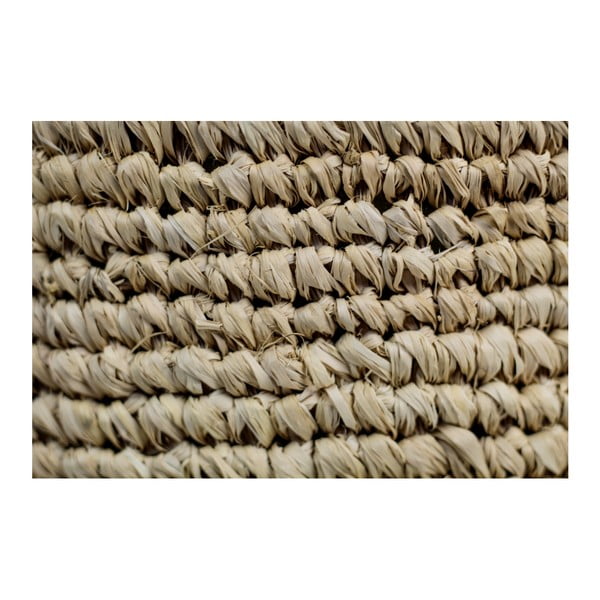 Puf z rafii HSM collection Raffia, 34 x 40 cm-image-2