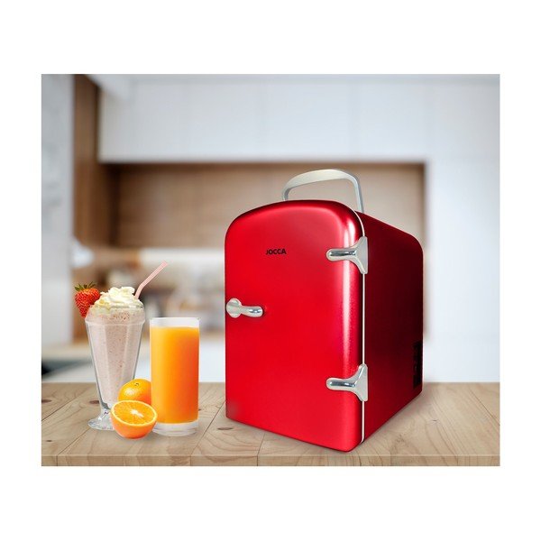 Czerwona lodówka turystyczna JOCCA Mini, 4 l-image-1