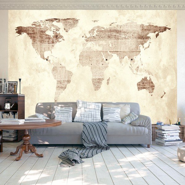 Tapeta wielkoformatowa Artgeist Precious Map, 200x140 cm-image-1