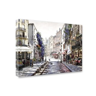 Obraz Styler Canvas Watercolor Paris II, 60x80 cm