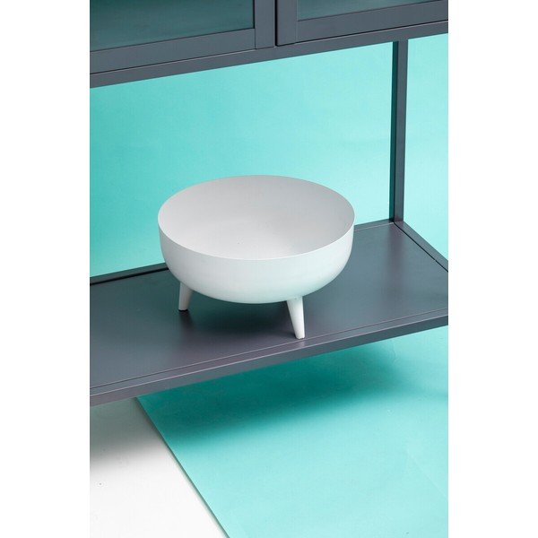Szara stalowa witryna 75x150x35 cm Acier – Premier Housewares-image-3