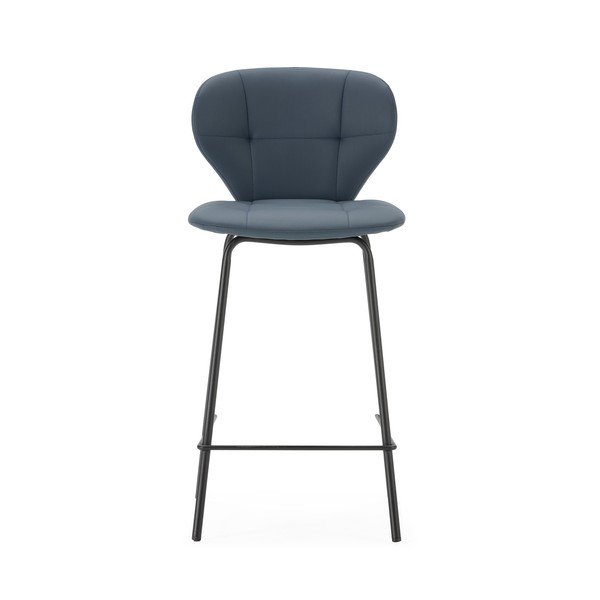 Ciemnoszare hokery zestaw 2 szt. (wysokość siedziska 67 cm) Maura – Marckeric-image-2