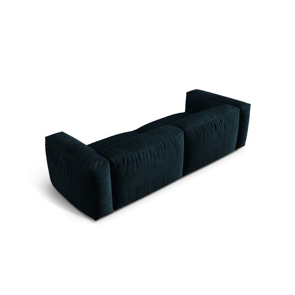 Ciemnoniebieska aksamitna sofa modułowa 240 cm Martina – Micadoni -image-2