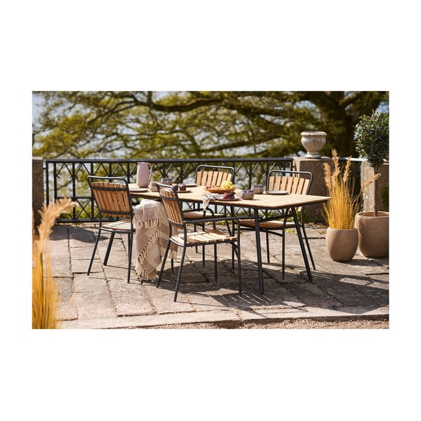 Jasnobrązowy koc z bawełny z recyklingu 130x180 cm Adana – House Nordic-image-2