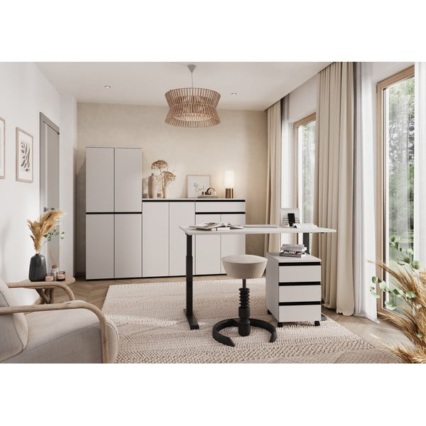 Kremowa szafka 81x120 cm Bedano – Germania-image-1