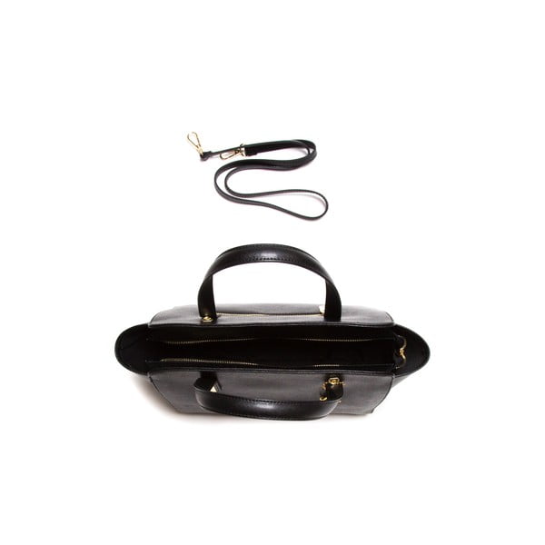 Skórzana torebka Luisa Vanini 421 Nero-image-3